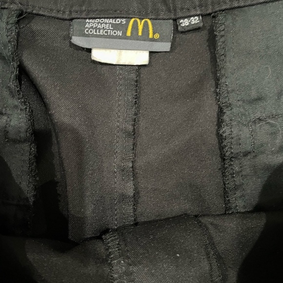 McDonald’s Apparel Collection Men's Black Pants 38-32 - Picture 2 of 4